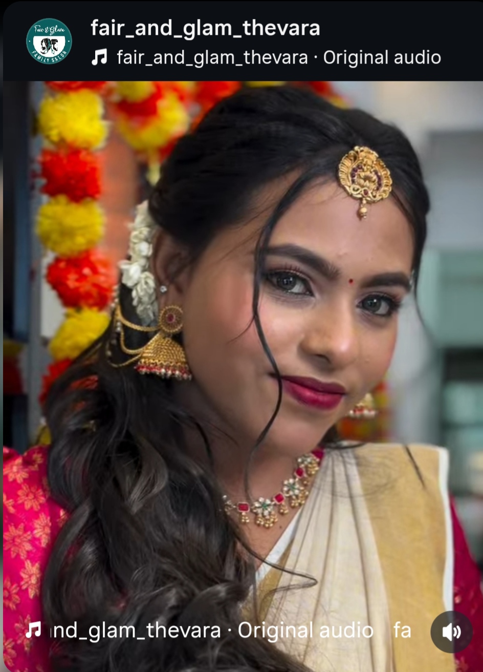Onam makeover reel