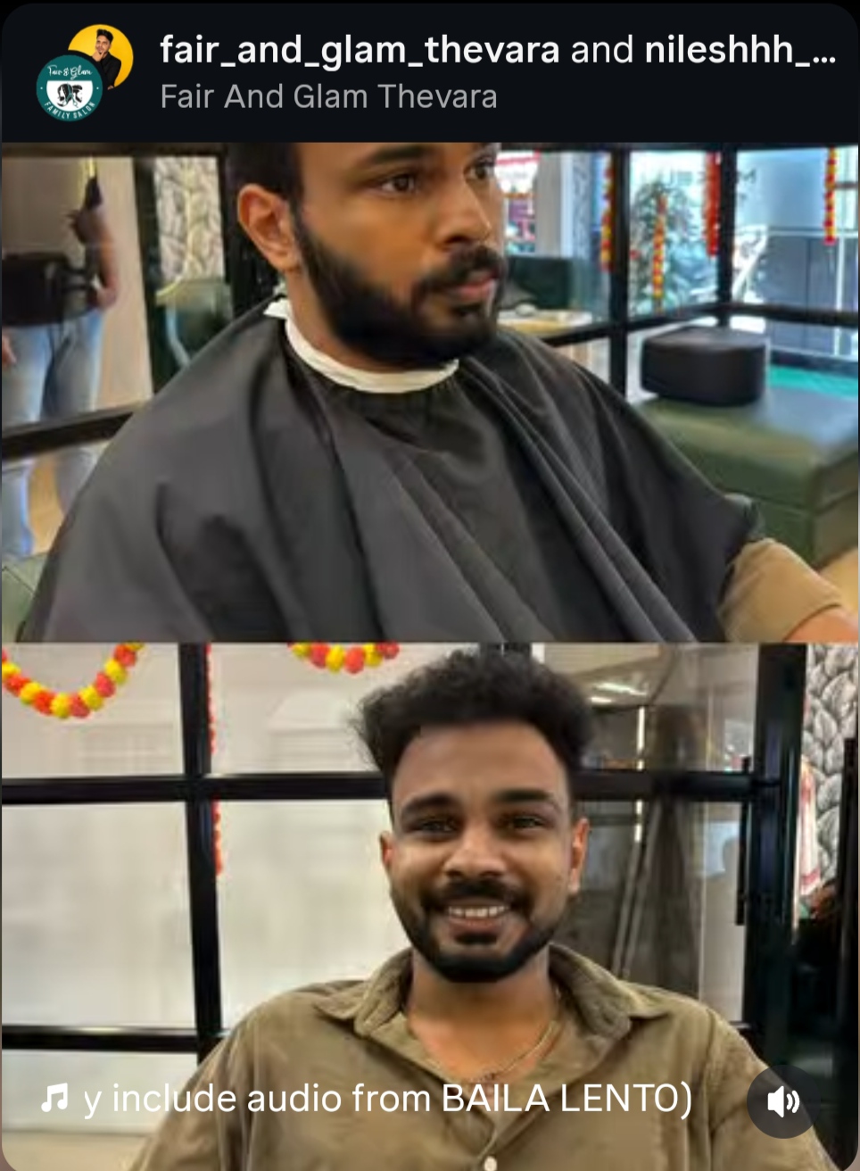 Hair cut reel